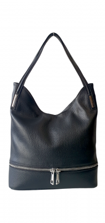 Genti De Dama - Geanta Dama Piele Naturala Neagra Alexandra G04070