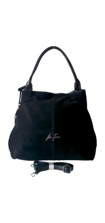 Genti De Dama - Geanta Dama  Piele Naturala Neagra Anca G03967