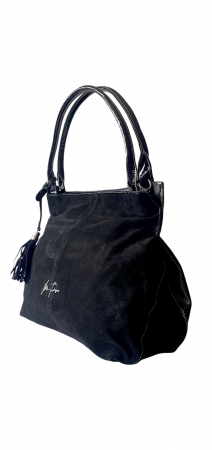 Geanta Dama  Piele Naturala Neagra Anca G03967 [2]