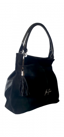 Geanta Dama  Piele Naturala Neagra Anca G03967 [1]