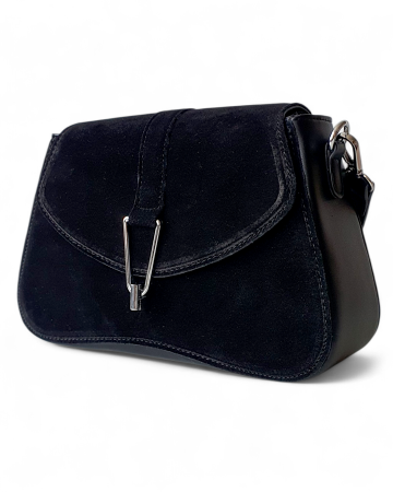 Genti De Dama - Geanta Dama Piele Naturala Neagra Andreea V. Fabbiano G04746