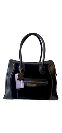 Genti De Dama - Geanta Dama Piele Naturala Neagra Anelia Corvaris G04563