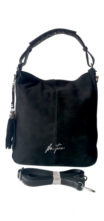 Genti De Dama - Geanta Dama Piele Naturala Neagra Dorotea G03990