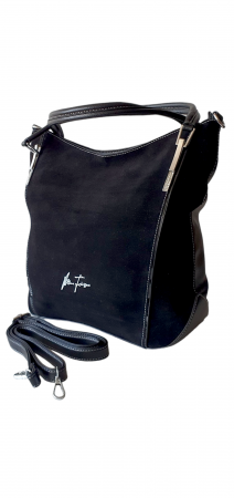 Geanta Dama Piele Naturala Neagra Flexy G03255 [2]