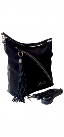 Geanta Dama Piele Naturala Neagra Miky G03256 [1]