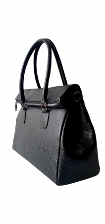 Geanta Dama Piele Naturala Neagra Monica G04138 [2]