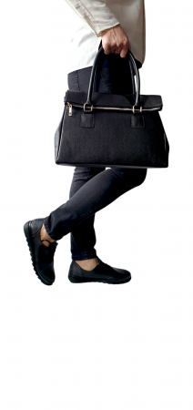 Geanta Dama Piele Naturala Neagra Monica G04138 [5]