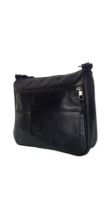 Genti De Dama - Geanta Dama Piele Naturala Neagra Ruth G04643