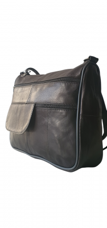 Geanta Dama Piele Naturala Neagra Ruxandra G04046 [2]