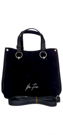 Genti De Dama - Geanta Dama Piele Naturala Negru Silvia V. Fabbiano G04424