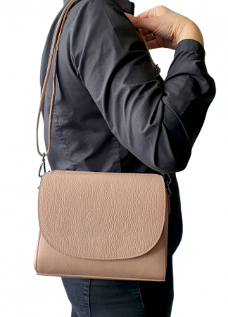 Geanta Dama Piele Naturala Nude Caterina G04283 [6]