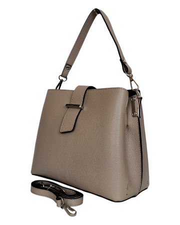 Genti De Dama - Geanta Dama Piele Naturala Grej Irelia V. Fabbiano G04741