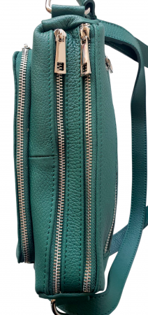 Geanta Dama Piele Naturala Turquoise Eca G04143 [4]