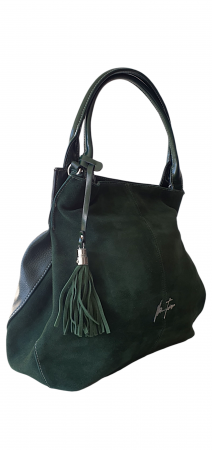 Geanta Dama  Piele Naturala Verde Anca G03951 [1]