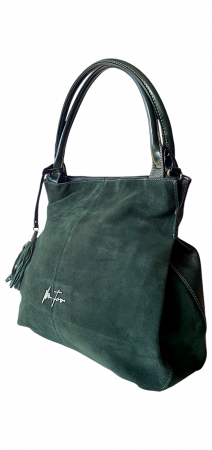 Geanta Dama  Piele Naturala Verde Anca G03951 [2]