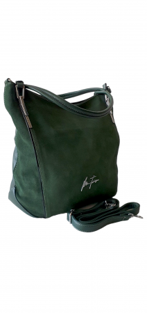 Geanta Dama Piele Naturala Verde Flexy G03254 [1]