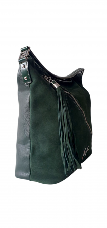 Geanta Dama Piele Naturala Verde Miky G04122 [1]