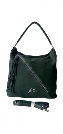 Genti De Dama - Geanta Dama Piele Naturala Verde Miky G04122
