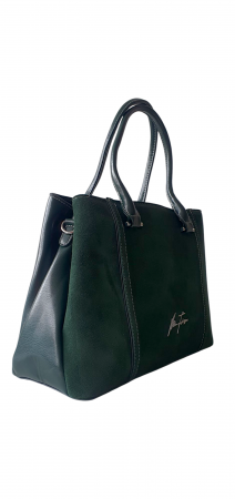 Geanta Dama Piele Naturala Verde Olga G04278 [1]