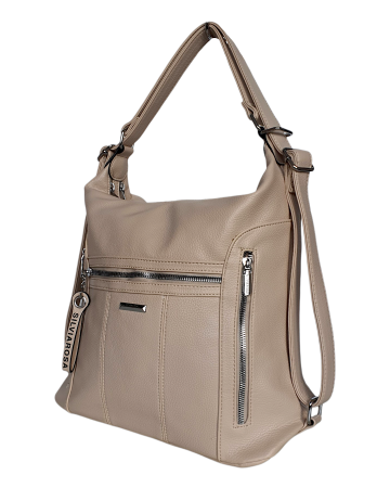 Genti De Dama - Geanta Dama Silvia Rosa Bej Naty G04730