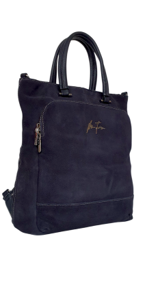 Geanta-Rucsac Dama Piele Naturala Bleumarin Mada G04547 [1]