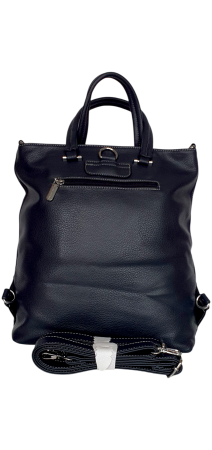 Geanta-Rucsac Dama Piele Naturala Bleumarin Mada G04547 [3]
