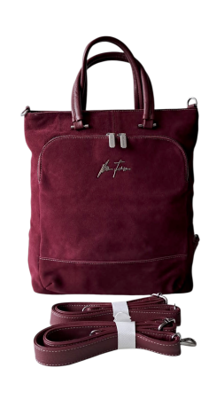 Geanta-Rucsac Dama Piele Naturala Grena Mada G04569 [1]