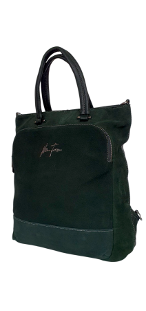 Geanta-Rucsac Dama Piele Naturala Verde Mada G04548 [2]