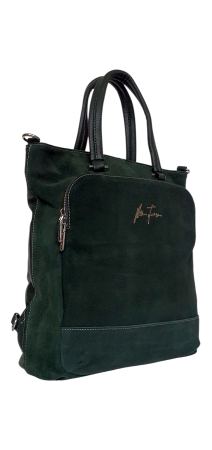 Geanta-Rucsac Dama Piele Naturala Verde Mada G04548 [1]