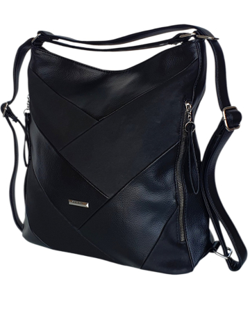 Genti De Dama - Geanta-Rucsac  Dama Silvia Rosa Negru Mary G04821