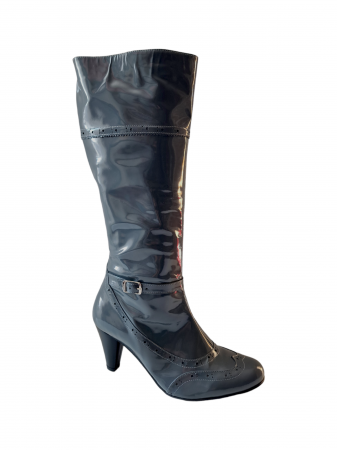 Oferte Incaltaminte - Cizme Dama Piele Naturala Gri Beka D03053