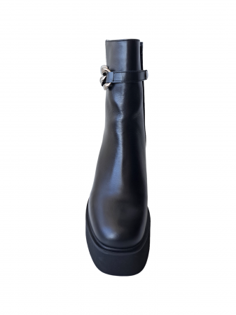 Ghete Dama Piele Naturala Perlla Negre Anaisa D03030 [3]
