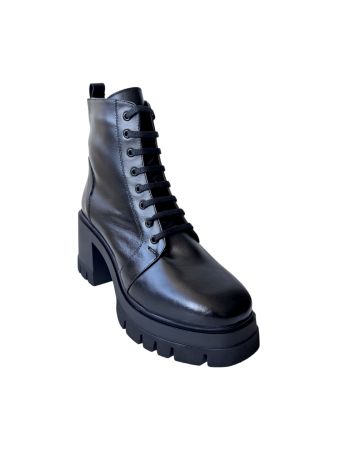 Ghete Dama Piele Naturala Perlla Negre Bela D03031 [2]