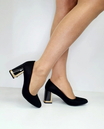 vitality Emulation Springboard Pantofi cu toc din piele naturala - Lavis.ro