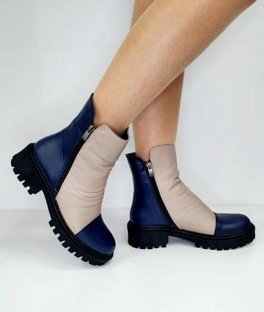 Ghete Dama Piele Naturala Grej Imia D02810 [1]