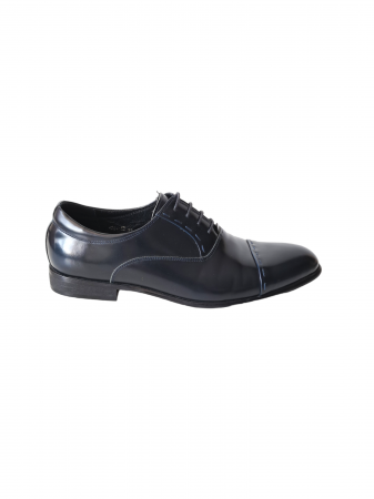 Pantofi Barbati Piele Naturala Bleumarin Marcu B00208 [1]