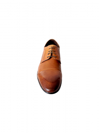 Pantofi Barbati Piele Naturala Camel Emilian B00195 [3]