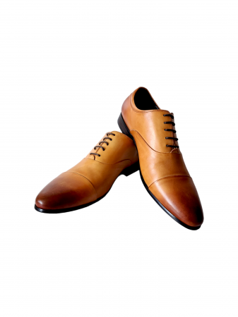 Incaltaminte Barbati Piele - Pantofi Barbati Piele Naturala Camel Eugen B00196