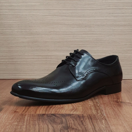 Pantofi Barbati Piele Naturala Negri Corneliu B00083 [5]