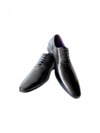 Incaltaminte Barbati Piele - Pantofi Barbati Piele Naturala Negri Damir B00179