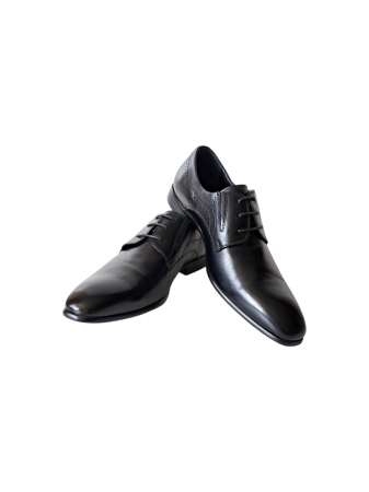 Incaltaminte Barbati Piele - Pantofi Barbati Piele Naturala Negri Dimitrie B00193