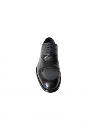Pantofi Barbati Piele Naturala Negri Florian B00198 [3]