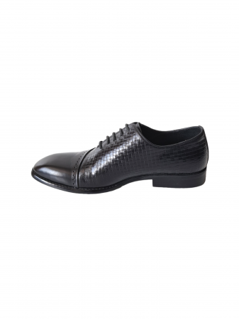 Pantofi Barbati Piele Naturala Negri Leon B00204 [2]