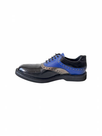 Pantofi Casual Barbati Piele Naturala Negri Flavius B00237 [2]