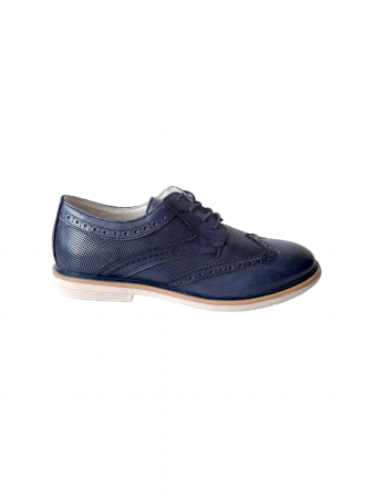 Pantofi Casual Barbati Piele Naturala Otter Bleumarin Stefan B00214 [1]