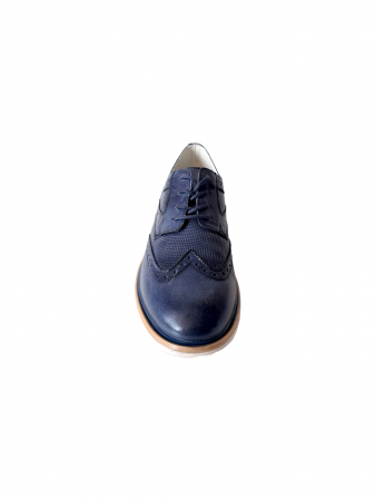 Pantofi Casual Barbati Piele Naturala Otter Bleumarin Stefan B00214 [3]