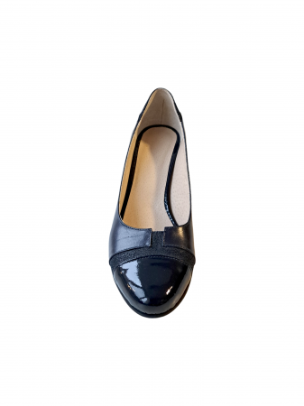 Pantofi cu toc Piele Naturala Moda Prosper Bleumarin Zera D02999 [3]