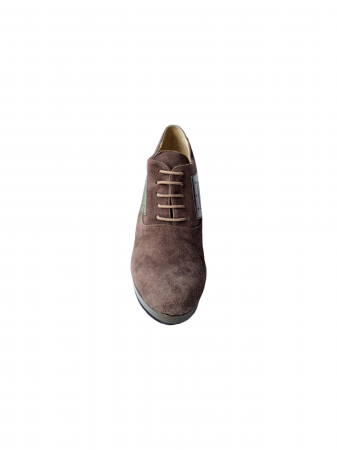 Pantofi cu toc Piele Naturala Perlla Kaki Bibiana D03061 [3]