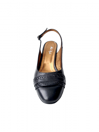 Pantofi Dama Piele Naturala Negri Parascheva D03014 [4]