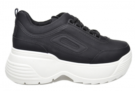 Pantofi Casual Piele Negri Abeona D02093 [1]